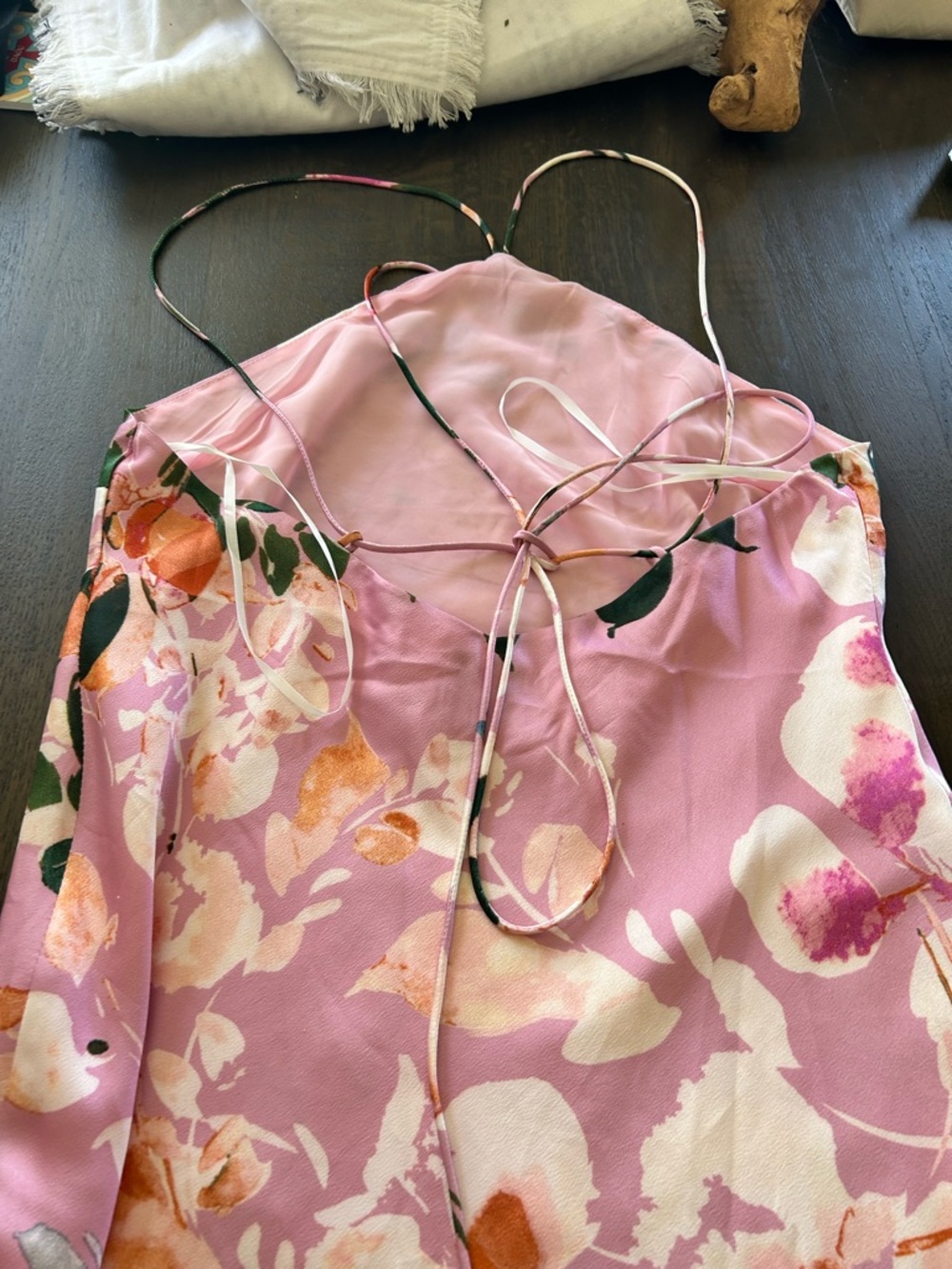 Hello Molly feeling moody maxi dress in pink floral print hater neck - Picture 16 of 16